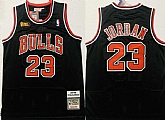 Bulls 23 Michael Jordan Black 1997-98 Hardwood Classics NBA Finals Jersey,baseball caps,new era cap wholesale,wholesale hats